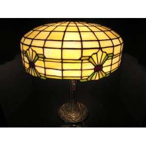  Rare Lamb Brothers Arts & Craft Leaded Table Lamp.: Home 