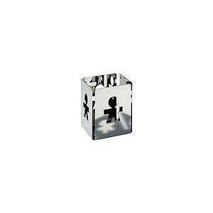  girotondo pencil holder stainless by king kong for alessi 