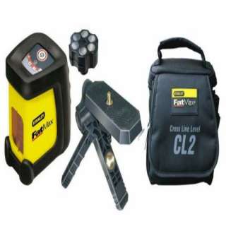 Stanley FatMax CL2 Self Leveling Cross Line Laser Level + Case & Stand 