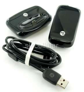 OEM BLACK T MOBILE HOME CHARGER+DOCK+USB HTC MYTOUCH 3G  
