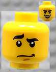 NEW Lego City Police Agents Boy MINIFIG HEAD w/Smile   