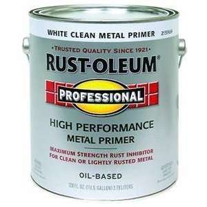  Rust Oleum 7780502 Stops Rust, 32 oz. Quart, Flat White Clean Metal 