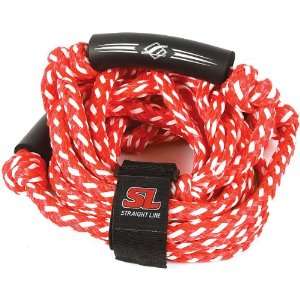   2010 Knotted Surf Rope (Red) Wake Surfing: Sports & Outdoors
