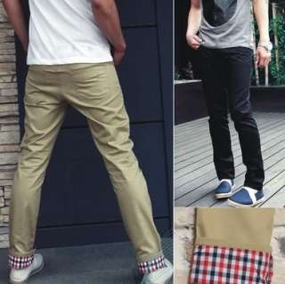 Mens Stylish Roll UP Chino Casual Pants/ Trousers  