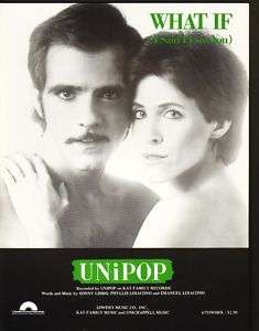 What If (I Said I Love You) 1982 UNiPOP Sheet Music !  