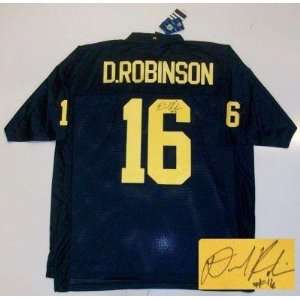  Denard Robinson Signed Michigan Wolverines Jersey: Sports 