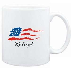  Mug White  Raleigh   US Flag  Usa Cities: Sports 