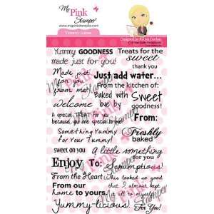  YUMMY LICIOUS My Pink Stamper Clear Acrylic Stamp Set 