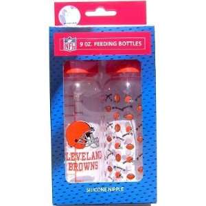   Baby Infant 2 Pack Cleveland Browns Feeding Bottles: Sports & Outdoors