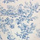 COVINGTON BLUE MUSEE FRENCH COUNTRY TOILE MULTIPURPOSE DRAPERY 