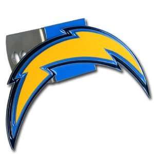   Diego Chargers Trailer Hitch Logo Cover Powder Blue