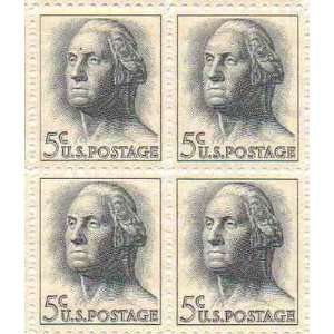  George Washington Set of 4 x 5 Cent US Postage Stamps NEW 