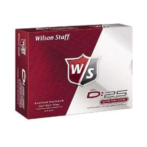  Wilson D25 Custom Logo Golf Balls (12 Ball Pack): Sports 