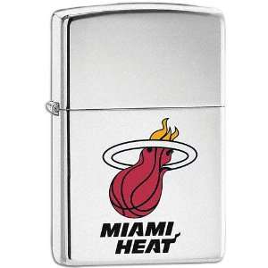  Heat Zippo NBA Chrome Lighter: Sports & Outdoors