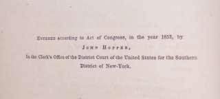 RARE Suffrage Signed Letter by Sarah Fish & Book 1853  