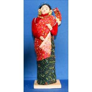  International Doll   Handmade Tall Ethnic Doll From Nepal 