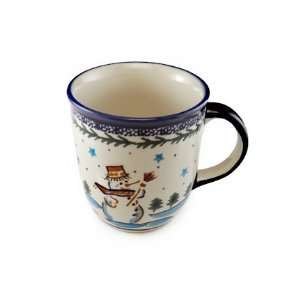    Polish Pottery Frosty & Friends Coffee Mug