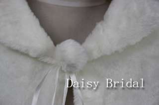 faux fur bridal wrap shrug stole shawl ivory wedding 33  