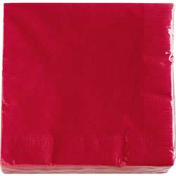 Red Lunch Paper Napkins Wedding 2 Ply 50ct.  