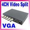 4CH Color Video Quad Splitter Processor for CCTV System  