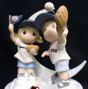 Boston Red Sox Baseball FANS Wedding Cake Topper FUN  