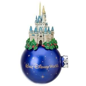 Walt Disney World Cinderella Castle on Glass Ball Ornament Christmas 
