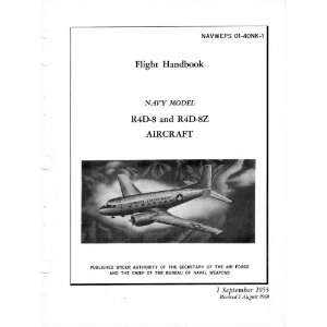   R4D 8 Aircraft Flight Handbook Manual Mc Donnell Douglas Books