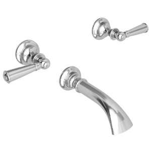  Wall Mounted Tub Trim Kit, Lever Handles: Home Improvement