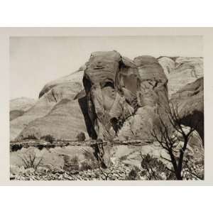  1927 Elephant Head Rock Formation Arizona Photogravure 