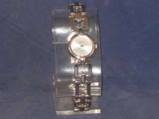 WOMENS RUMOURS SILVERTONE QUARTZ WATCH VERY COOL BAND WITH LARGE 