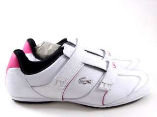 New Lacoste Arixia White/Pink/Black Tennis Women Casual Fashion Shoes 