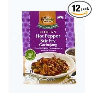 Asian Home Gourmet Korean Hot Pepper Stir Fry, 1.75 Ounce Boxes (Pack 