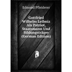   Und BildungstrÃ¤ger (German Edition) Edmund Pfleiderer Books