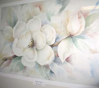 SOFTLY SOUTHERN MAGNOLIA WATERCOLOR PAINTING GEORGIA  