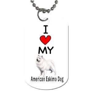  I Love My American Eskimo Dog Tag: Everything Else