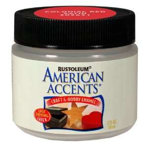 Rust Oleum 209631 American Accents Craft And Hobby Paint Jar, Colonial 