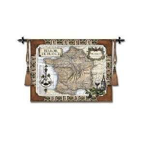 French Wine Country Tapestry Wallhanging:  Home & Kitchen