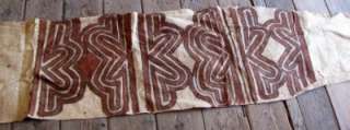 TAPA CLOTH ADORNMENT,HAND PAINTED,COLLINGWOOD BAY,PNG  