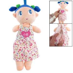  Amico Floral Printed Dress Girl Plush Zippered Pencil 