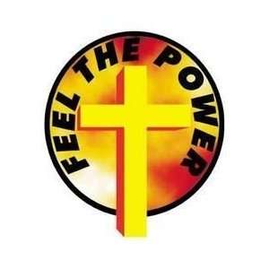  TM Bishop   Feel The Power Holy Cross   Sticker / Decal 