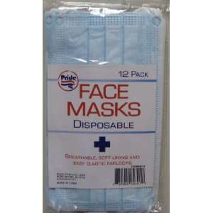 Disposable Face Masks 12pk.