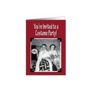 Gypsy Costume Party Card