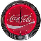   Coca Cola Wave neon clock sign Coke Soda licensed Lamp wall art