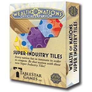  Tablestar Games   Wealth of Nations Super Industry Tiles Toys & Games