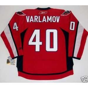 Semyon Varlamov Washington Capitals Jersey Real Rbk 