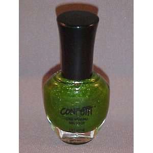  Confetti Long Wearing Nail Color, #106 Green with Envy 