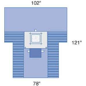 Proxima C Section Drape with Pouch   C Section Drape w/ Pouch, 7 Unit 