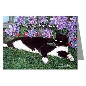  Cat Birthday Pets Greeting Cards Pk of 10 by  