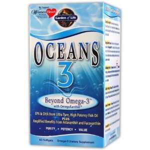  Garden Of Life Oceans 3 Beyond Omega 3   60 Softgels 