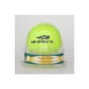  Roger Federer 2011 US Open Match Used Ball   Match Used 